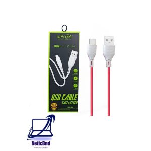 کابل تایپ سی TOP COER مدل CB24-06C